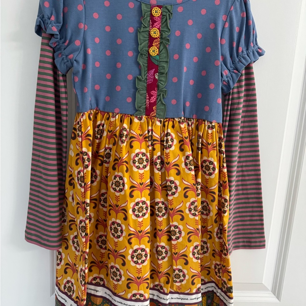 Matilda Jane Blue and Yellow Kids Dress